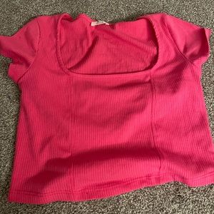 Pink crop too